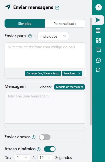 Zap Sender Dashboard